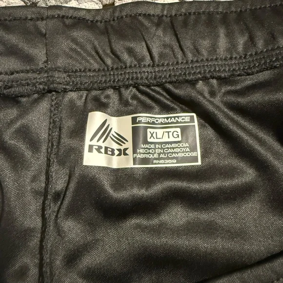 RBX Black and Gray Athletic Shorts - Picture 6 of 7